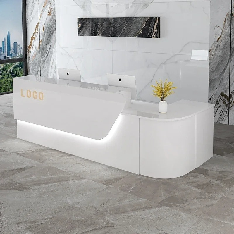 Office Furniture Usa - เคาน์เตอร์ต้อนรับสุดหรู พร้อมตกแต่งสวยงามตามสไตล์อเมริกัน เฟอร์นิเจอร์สำนักงาน
