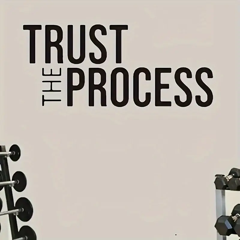 Office Furniture Usa - [Professional Decor] สติ๊กเกอร์ติดผนังสร้างแรงบันดาลใจ Trust The Process