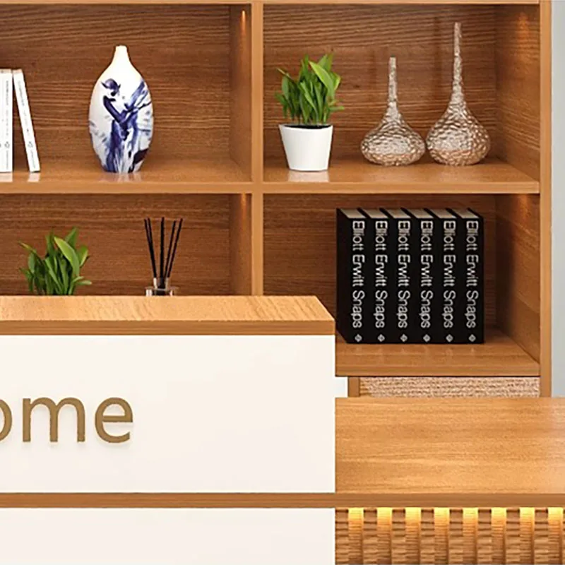 โต๊ะต้อนรับหรูหราทันสมัย ดีไซน - Office Furniture Usa บทวิจารณ์และราคา