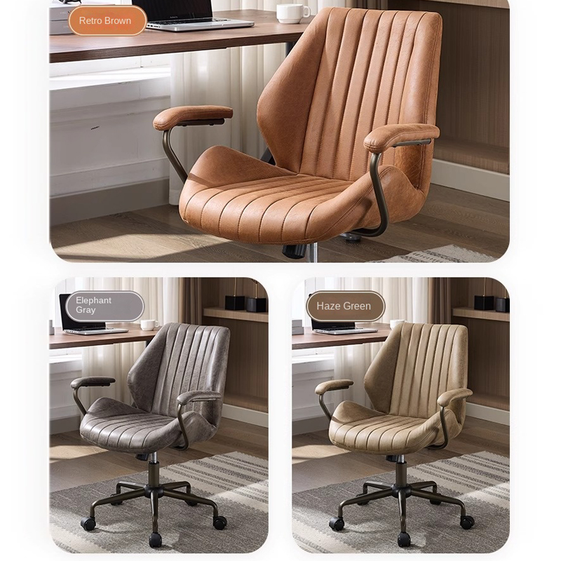 เก้าอี้สำนักงานหนังกลับแบบอเมร - Office Furniture Usa บทวิจารณ์และราคา