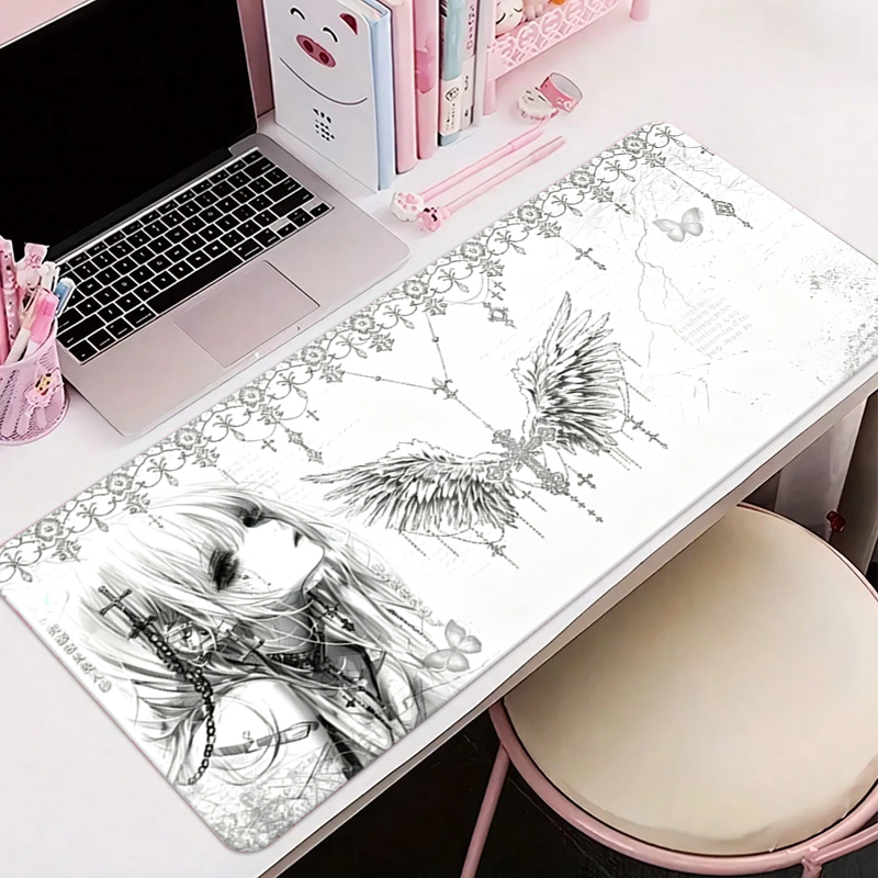 แผ่นรองเมาส์หนังสีดำสีขาวอะนิเ - Office Furniture China บทวิจารณ์และราคา